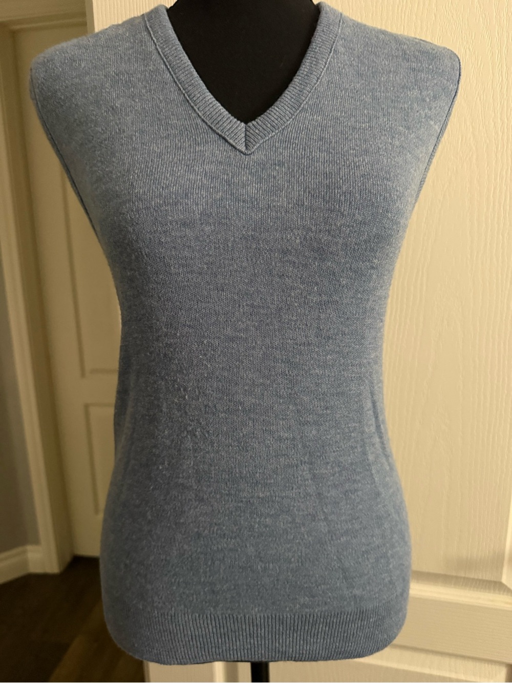 Le Tigre Vintage Light Blue V-Neck Sweater Vest